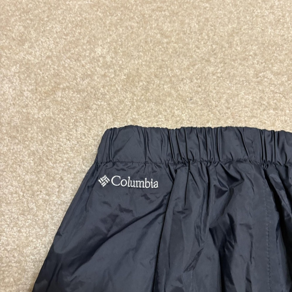 Columbia Rain Pants Mens Small Black Omni-Tech Waterproof Hiking Elastic Waist - Picture 12 of 15